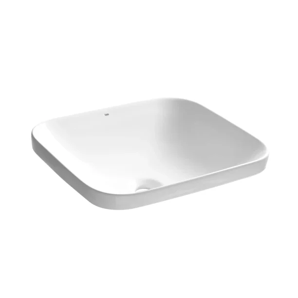 Cuba de Banheiro Louça Sobrepor Retangular 43 cm (Foggia Branca