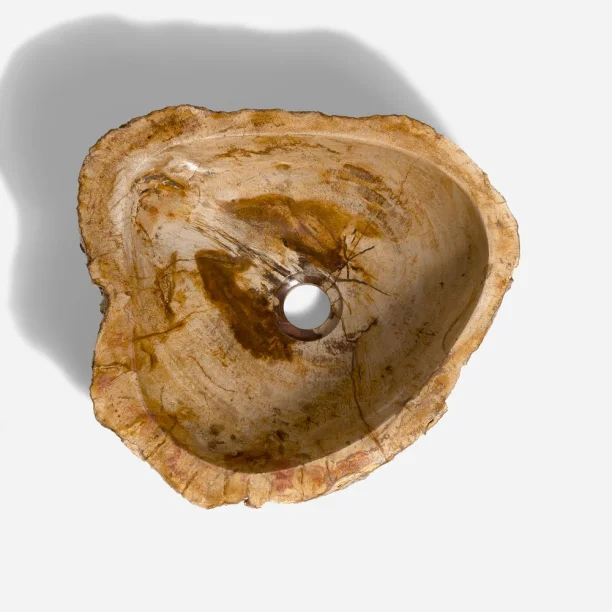 Cuba de Banheiro Madeira Petrificada Natural Apoio até 40 cm (Kayu) Produto Cuba de Banheiro Madeira Petrificada Natural Apoio até 40 cm (Kayu)