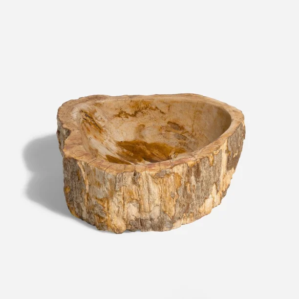Cuba de Banheiro Madeira Petrificada Natural Apoio até 40 cm (Kayu) Produto Cuba de Banheiro Madeira Petrificada Natural Apoio até 40 cm (Kayu)