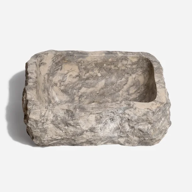 Cuba de Banheiro Mármore Army Rústica Apoio até 50 cm (Jakarta) Produto Cuba de Banheiro Mármore Army Rústica Apoio até 50 cm (Jakarta)
