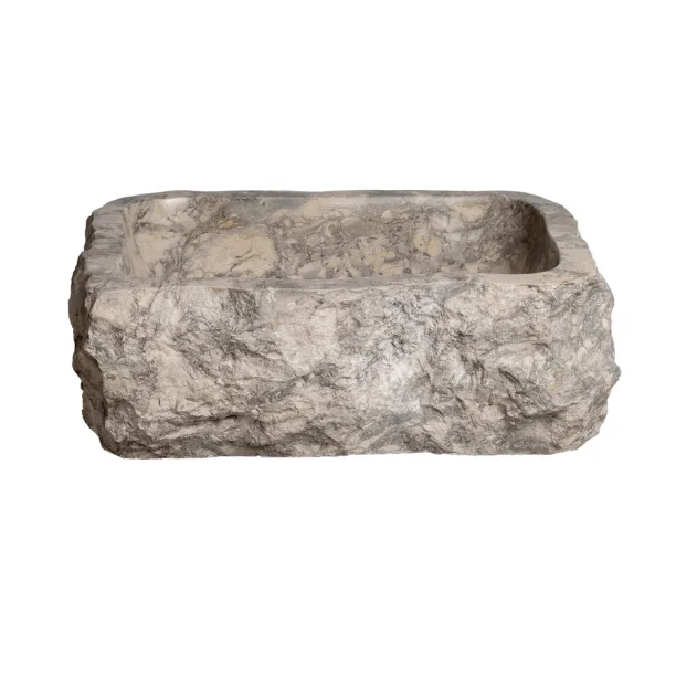Cuba de Banheiro Mármore Army Rústica Apoio até 50 cm (Jakarta) Produto Cuba de Banheiro Mármore Army Rústica Apoio até 50 cm (Jakarta)