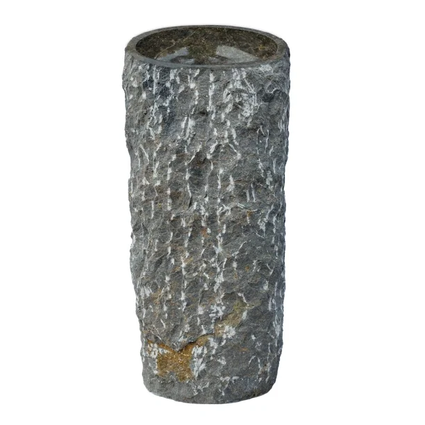 Cuba de Banheiro Pedra Vulcânica Piso Redonda 40 cm (Jawa Rústica) Produto Cuba de Banheiro Pedra Vulcânica Piso Redonda 40 cm (Jawa Rústica)