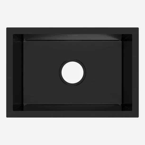 Cuba de Cozinha Inox Retangular 50x34 cm (Hirata Preta Fosca) Produto Cuba de Cozinha Inox Retangular 50x34 cm (Hirata Preta Fosca)