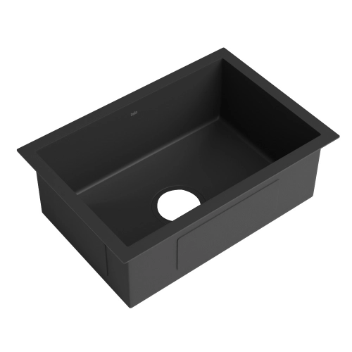 Cuba de Cozinha Inox Retangular 50x34 cm (Hirata Preta Fosca)