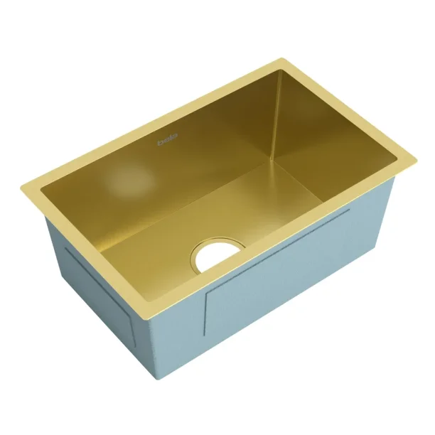 Cuba de Cozinha Inox Retangular 59x37 cm (Nara Ouro Fosca) Produto Cuba de Cozinha Inox Retangular 59x37 cm (Nara Ouro Fosca)