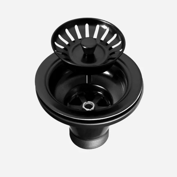 Produto Cuba Workstation de Cozinha Inox 54x41 cm (Kyoto Preta Fosca) - Outlet
