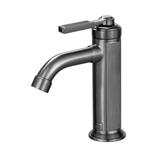 Torneira Monocomando Retrô Baixa para Banheiro (Morin Grafite Fosca) - Outlet Produto Torneira Monocomando Retrô Baixa para Banheiro (Morin Grafite Fosca) - Outlet