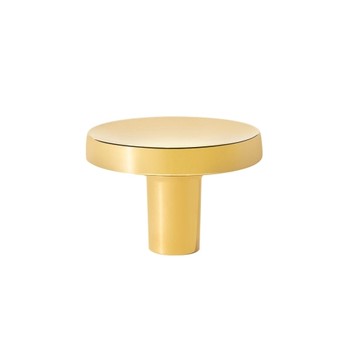 Puxador para Móvel Ponto Zamac (Cartago Dourado) Produto Puxador para Móvel Ponto Zamac (Cartago Dourado)