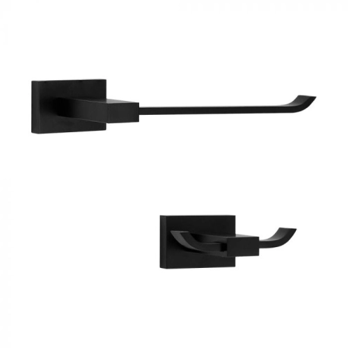 Kit de Acess&oacute;rios para Lavabo (Mondrian Preto Fosco)