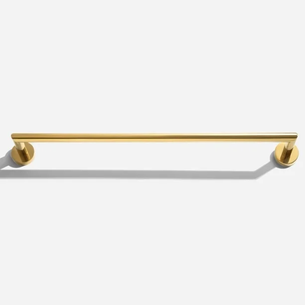 Porta Toalha de Banho Inox (Monet Dourado) - Outlet Produto Porta Toalha de Banho Inox (Monet Dourado) - Outlet