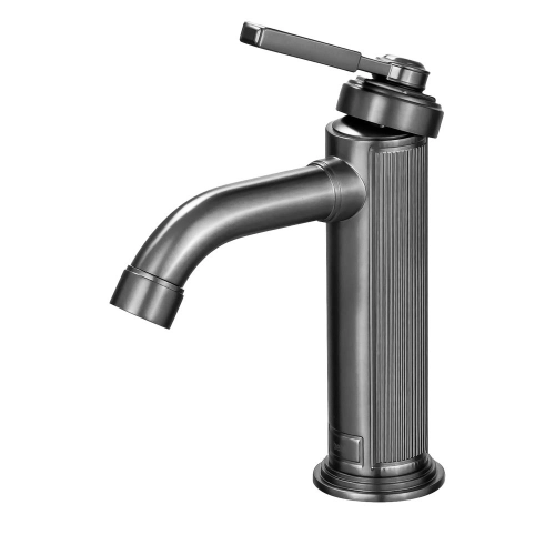 Torneira Monocomando Retrô Baixa para Banheiro (Morin Grafite Fosca) - Outlet Produto Torneira Monocomando Retrô Baixa para Banheiro (Morin Grafite Fosca) - Outlet