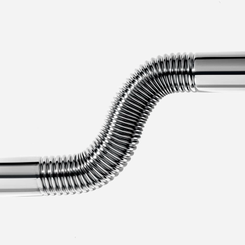 Produto Sifão Metálico Flexível com Copo para Banheiro (Line Cromado)