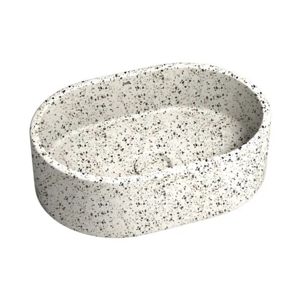 Cuba de Banheiro Concreto Apoio Elipse 40 cm (Francs Granilite Opala) Produto Cuba de Banheiro Concreto Apoio Elipse 40 cm (Francs Granilite Opala)
