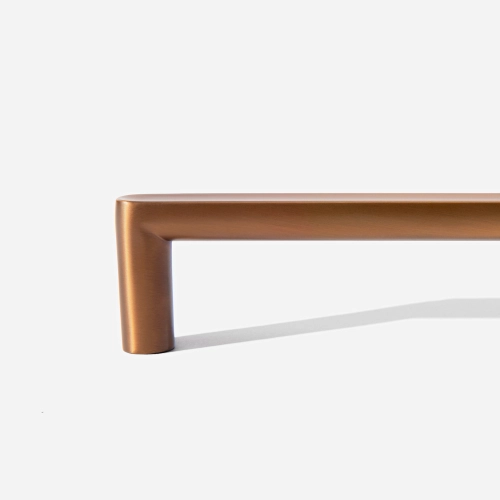 Puxador para Móvel Alça Sobrepor 224 mm Zamac (Cartago Rosé Gold Fosco) Produto Puxador para Móvel Alça Sobrepor 224 mm Zamac (Cartago Rosé Gold Fosco)