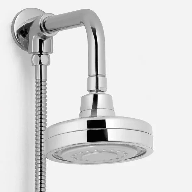 Ducha Auto Limpante Redonda 12 cm de Parede com Desviador (Gutta Cromada) - Outlet Produto Ducha Auto Limpante Redonda 12 cm de Parede com Desviador (Gutta Cromada) - Outlet
