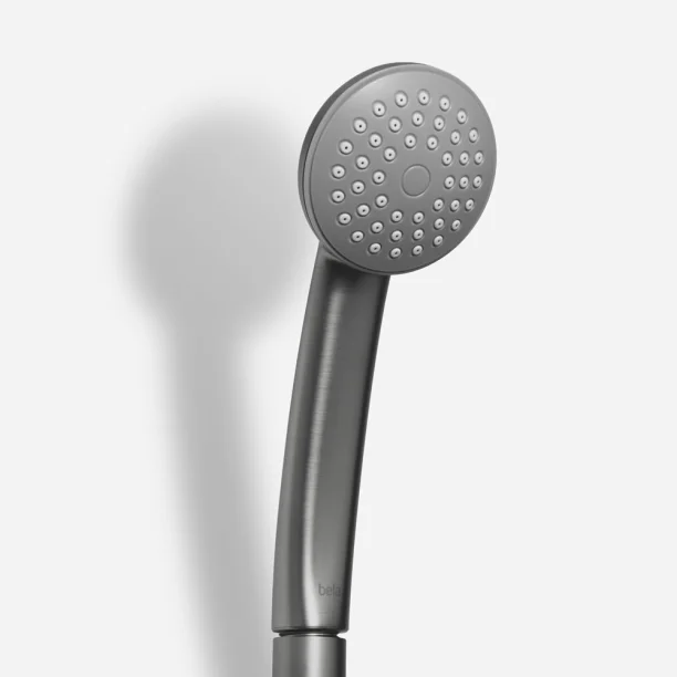 Ducha Auto Limpante Redonda 12 cm de Parede com Desviador (Gutta Grafite Fosca) - Outlet Produto Ducha Auto Limpante Redonda 12 cm de Parede com Desviador (Gutta Grafite Fosca) - Outlet
