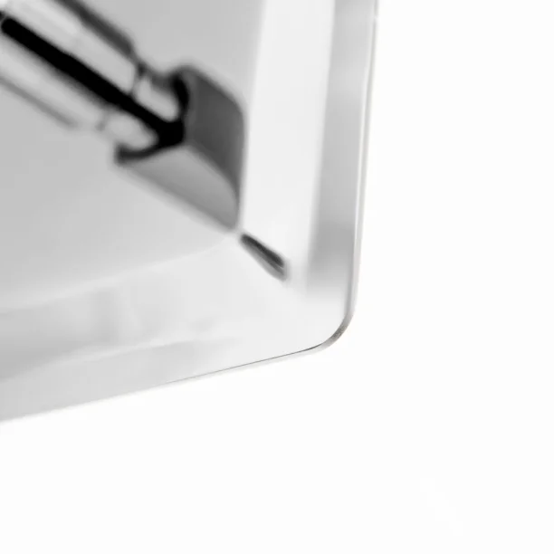 Ducha de Inox Quadrada 20x20 cm de Parede (Cromada) - Outlet Produto Ducha de Inox Quadrada 20x20 cm de Parede (Cromada) - Outlet