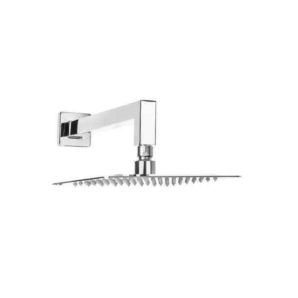 Ducha de Inox Quadrada 20x20 cm de Parede (Cromada) - Outlet Produto Ducha de Inox Quadrada 20x20 cm de Parede (Cromada) - Outlet