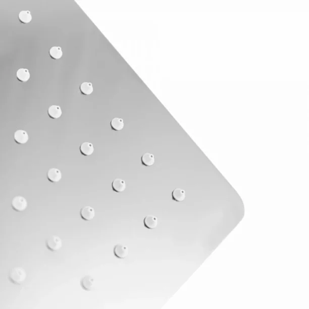 Ducha de Inox Quadrada 20x20 cm de Teto (Cromada) - Outlet Produto Ducha de Inox Quadrada 20x20 cm de Teto (Cromada) - Outlet