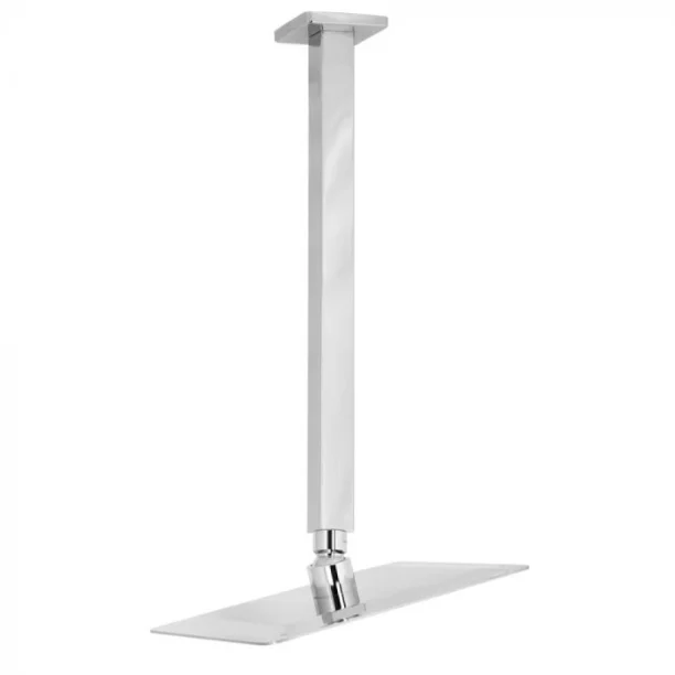 Ducha de Inox Quadrada 20x20 cm de Teto (Cromada) - Outlet Produto Ducha de Inox Quadrada 20x20 cm de Teto (Cromada) - Outlet