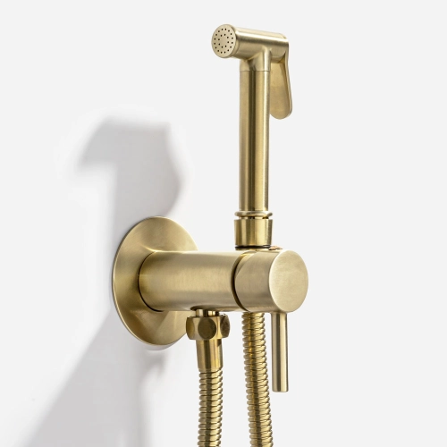 Produto Ducha Higiênica com Registro Monocomando (Dore Dourada) - Outlet
