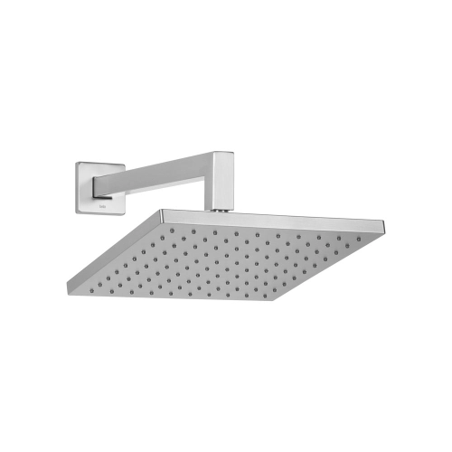 Ducha Quadrada 25x25 cm de Parede (Vitalis Escovada)