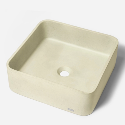Cuba de Banheiro Concreto Apoio Quadrada 40 cm (Urban Travertino) Produto Cuba de Banheiro Concreto Apoio Quadrada 40 cm (Urban Travertino)