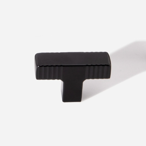 Puxador para Móvel Ponto Zamac (Petra Preto Fosco) Produto Puxador para Móvel Ponto Zamac (Petra Preto Fosco)