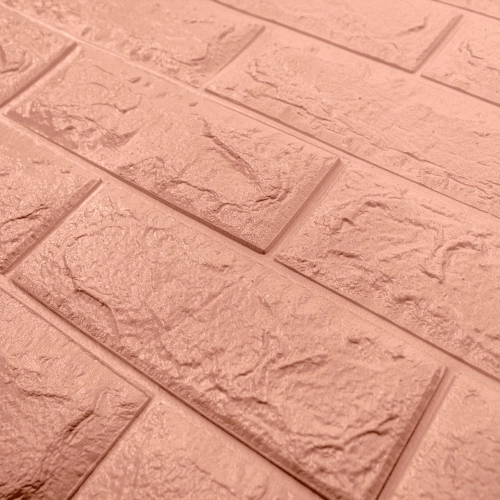 Painel 3D Tijolo Adesivo 70x77x0,5 cm (Terracota) Produto Painel 3D Tijolo Adesivo 70x77x0,5 cm (Terracota)