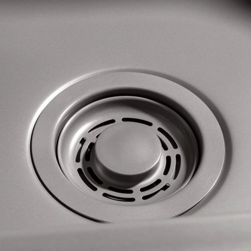 Válvula Inox para Cuba Cozinha 4 1/2" com Tampa (Cinza Fosca) - Outlet Produto Válvula Inox para Cuba Cozinha 4 1/2" com Tampa (Cinza Fosca) - Outlet