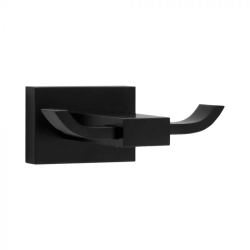 Cabide com Gancho Duplo (Mondrian Preto Fosco)