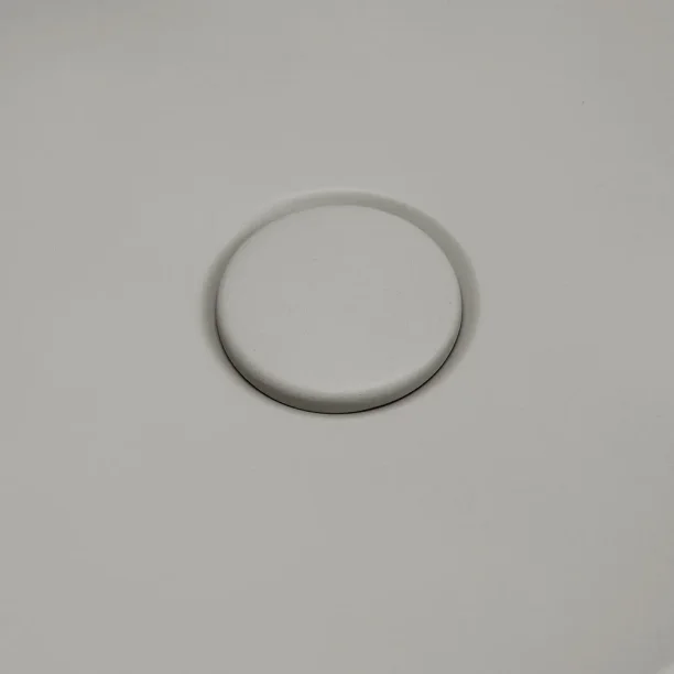 Produto Cuba de Banheiro Concreto Apoio Redonda 39 cm (Oso Marfim)