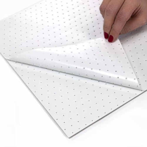 Produto Pastilhas Adesivas Resinadas Quadrada (Glitter Pink)