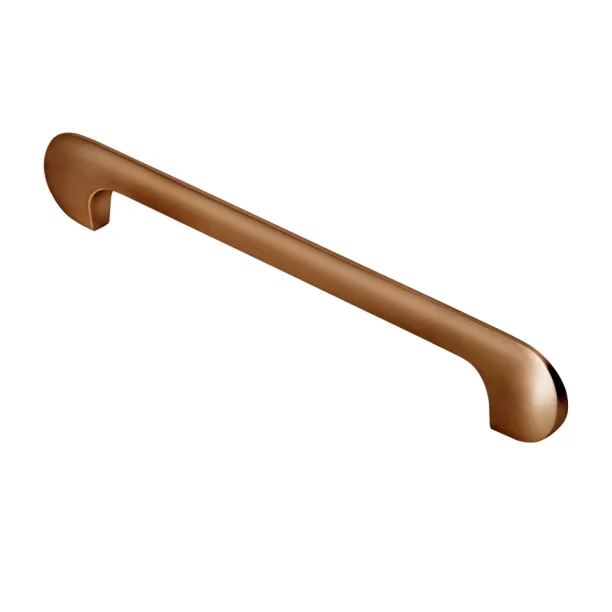 Puxador para Móvel Alça Sobrepor 160 mm Zamac (Pompeia Rosé Gold Fosco) Produto Puxador para Móvel Alça Sobrepor 160 mm Zamac (Pompeia Rosé Gold Fosco)
