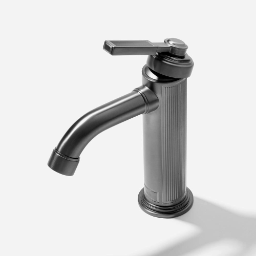 Torneira Monocomando Retrô Baixa para Banheiro (Morin Grafite Fosca) - Outlet Produto Torneira Monocomando Retrô Baixa para Banheiro (Morin Grafite Fosca) - Outlet