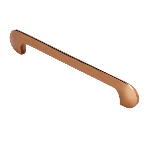 Produto Puxador para Móvel Alça Sobrepor 160 mm Zamac (Pompeia Rosé Gold)