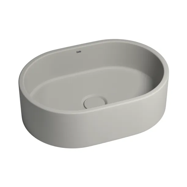 Cuba de Banheiro Concreto Apoio Elipse 40 cm (Francs Marfim) Produto Cuba de Banheiro Concreto Apoio Elipse 40 cm (Francs Marfim)