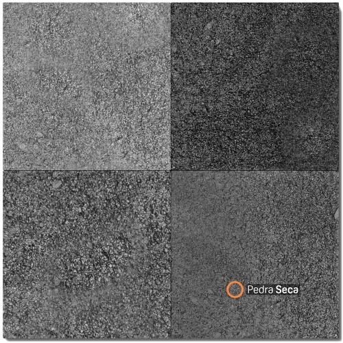 Pedra Hitam Lisa 20x20 cm - m² Produto Pedra Hitam Lisa 20x20 cm - m²