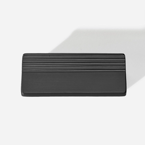 Puxador para Móvel Alça Sobrepor 32 mm Zamac (Troia Preto Fosco) - Outlet Produto Puxador para Móvel Alça Sobrepor 32 mm Zamac (Troia Preto Fosco) - Outlet