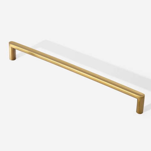 Puxador para Móvel Alça Sobrepor 224 mm Zamac (Cartago Dourado Fosco) Produto Puxador para Móvel Alça Sobrepor 224 mm Zamac (Cartago Dourado Fosco)