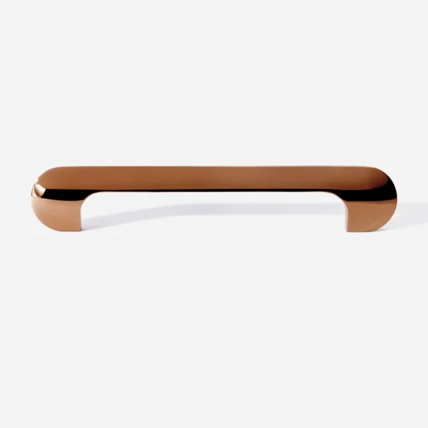 Produto Puxador para Móvel Alça Sobrepor 128 mm Zamac (Pompeia Rosé Gold)