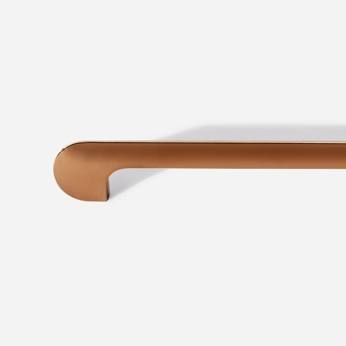 Puxador para Móvel Alça Sobrepor 256 mm Zamac (Pompeia Rosé Gold) Produto Puxador para Móvel Alça Sobrepor 256 mm Zamac (Pompeia Rosé Gold)