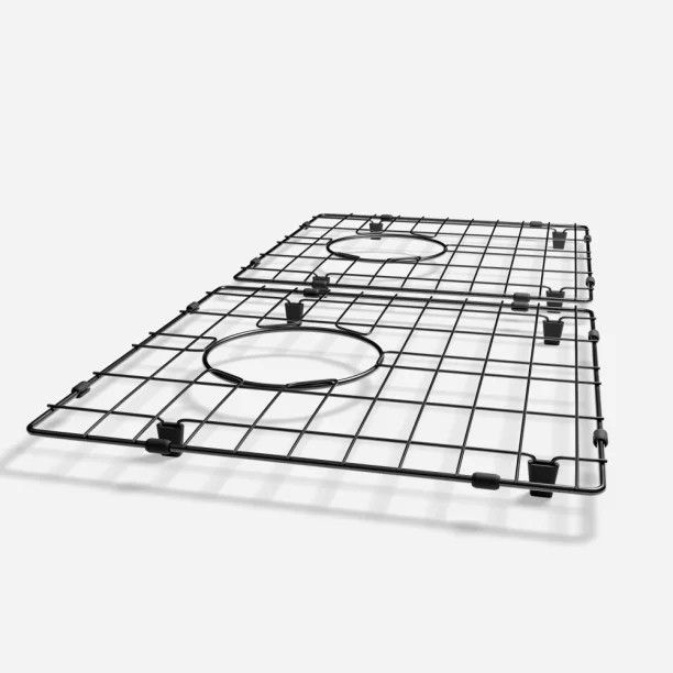 Grade Aramada Inox para Cuba Dupla 35x34 cm (Preta | Grafite Fosca) Produto Grade Aramada Inox para Cuba Dupla 35x34 cm (Preta | Grafite Fosca)