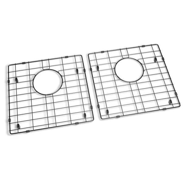Grade Aramada Inox para Cuba Dupla 35x34 cm (Preta | Grafite Fosca) Produto Grade Aramada Inox para Cuba Dupla 35x34 cm (Preta | Grafite Fosca)