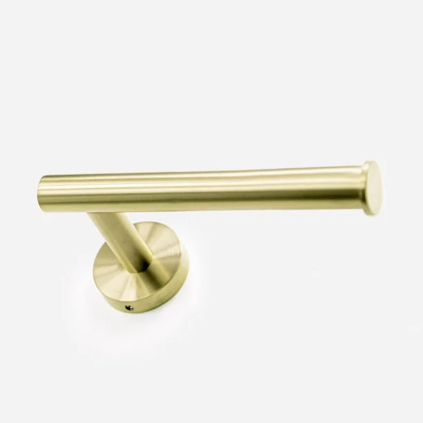 Produto Papeleira de Banheiro Inox (Tarsila Ouro Fosco) - Outlet