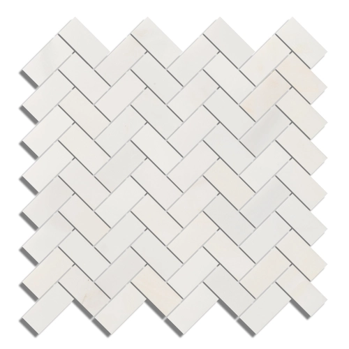 Pastilhas de Pedra Espinha de Peixe (Mármore Branco) Produto Pastilhas de Pedra Espinha de Peixe (Mármore Branco)