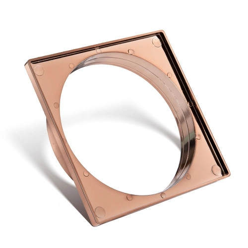 Porta Grelha 15x15 cm (Ros&eacute; Gold)