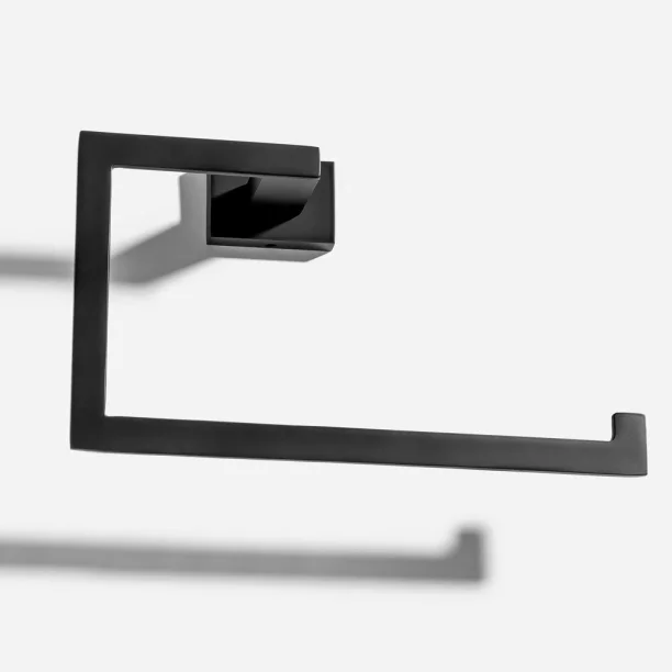 Produto Porta Toalha de Rosto (Mondrian Preto Fosco) - Outlet