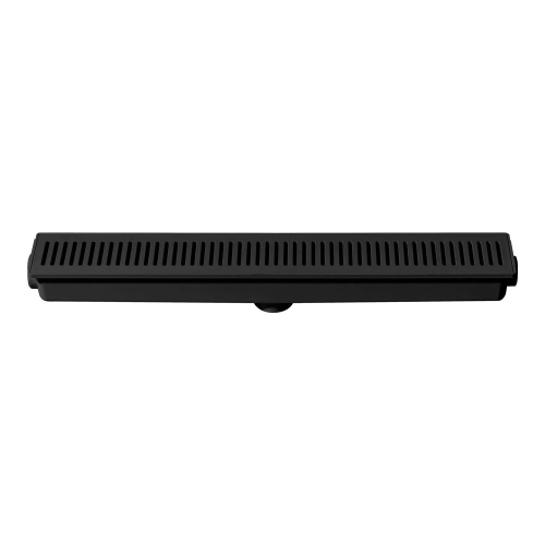 Ralo Linear Sequencial com Grelha 7x52 cm (Preto)