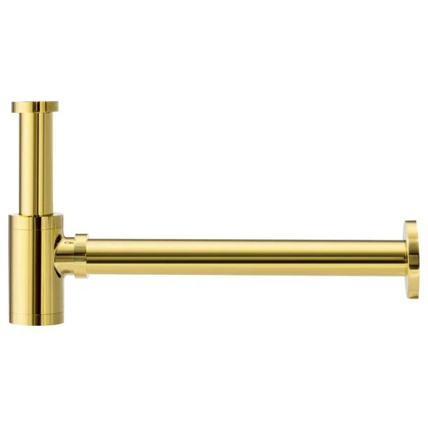 Sifão Metálico com Copo para Banheiro (Line Dourado) - Outlet Produto Sifão Metálico com Copo para Banheiro (Line Dourado) - Outlet